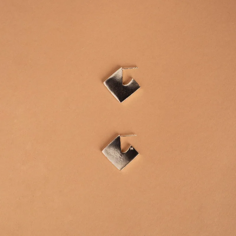 Geometric earrings by La Manufacture sold by atelier b