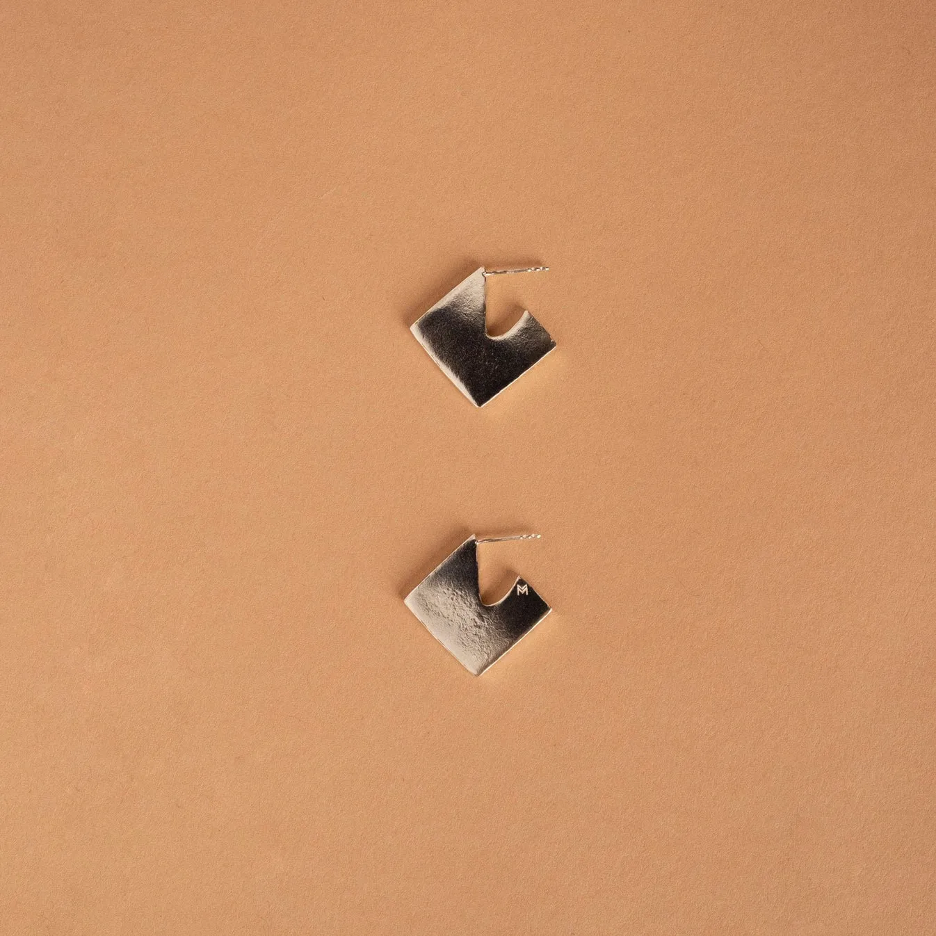 Geometric earrings by La Manufacture sold by atelier b