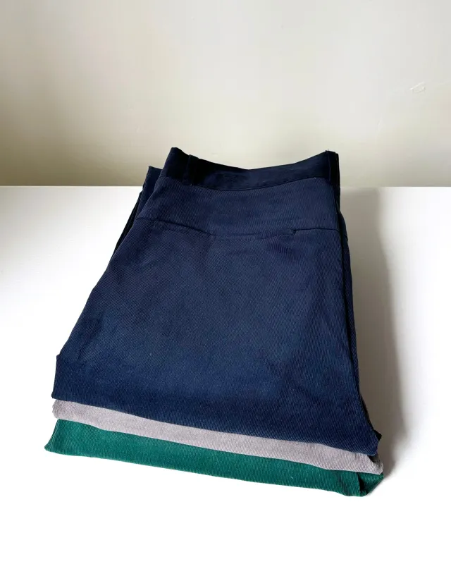 Trousers No6028m, corduroy sold by atelier b