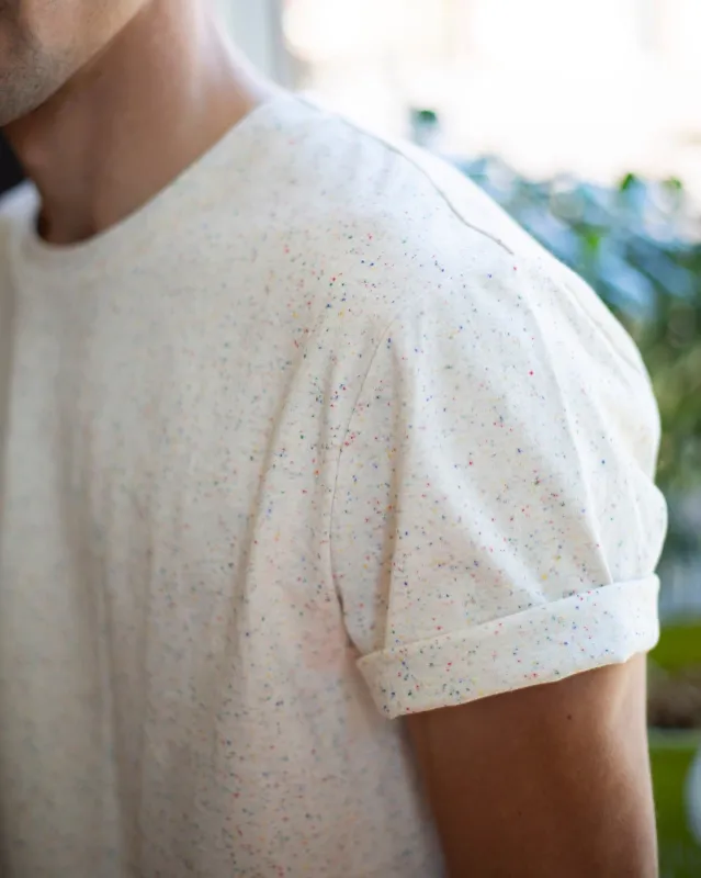 Unisex t-shirt No6076u, primary confetti sold by atelier b