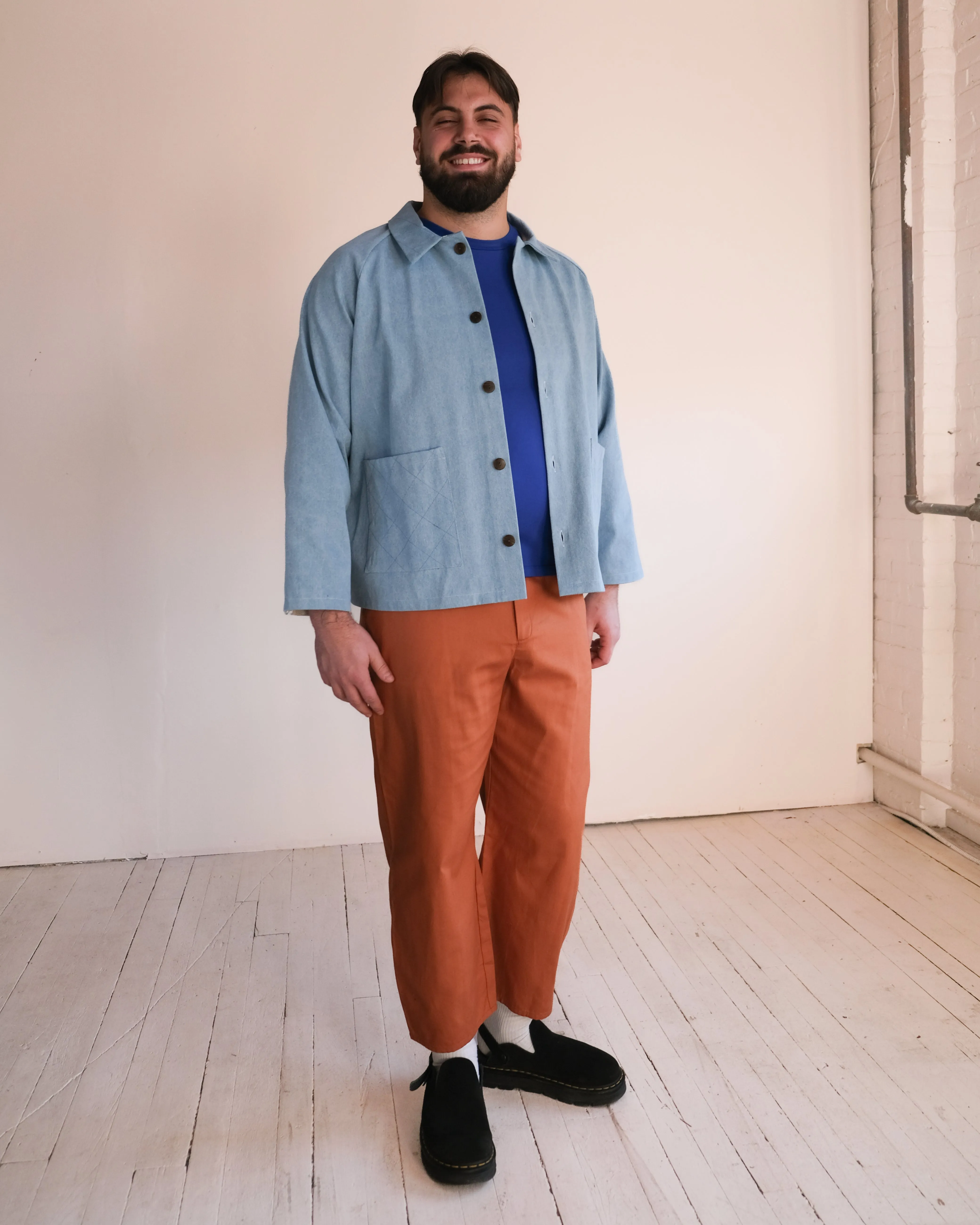 Unisex vest No2594u, denim sold by atelier b product image thumbnail 4