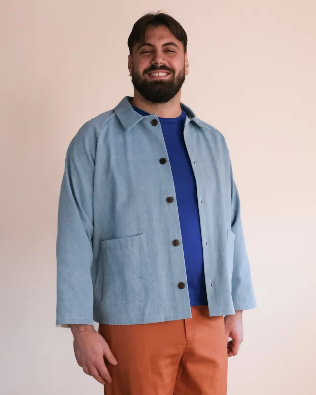 Unisex vest No2594u, denim sold by atelier b