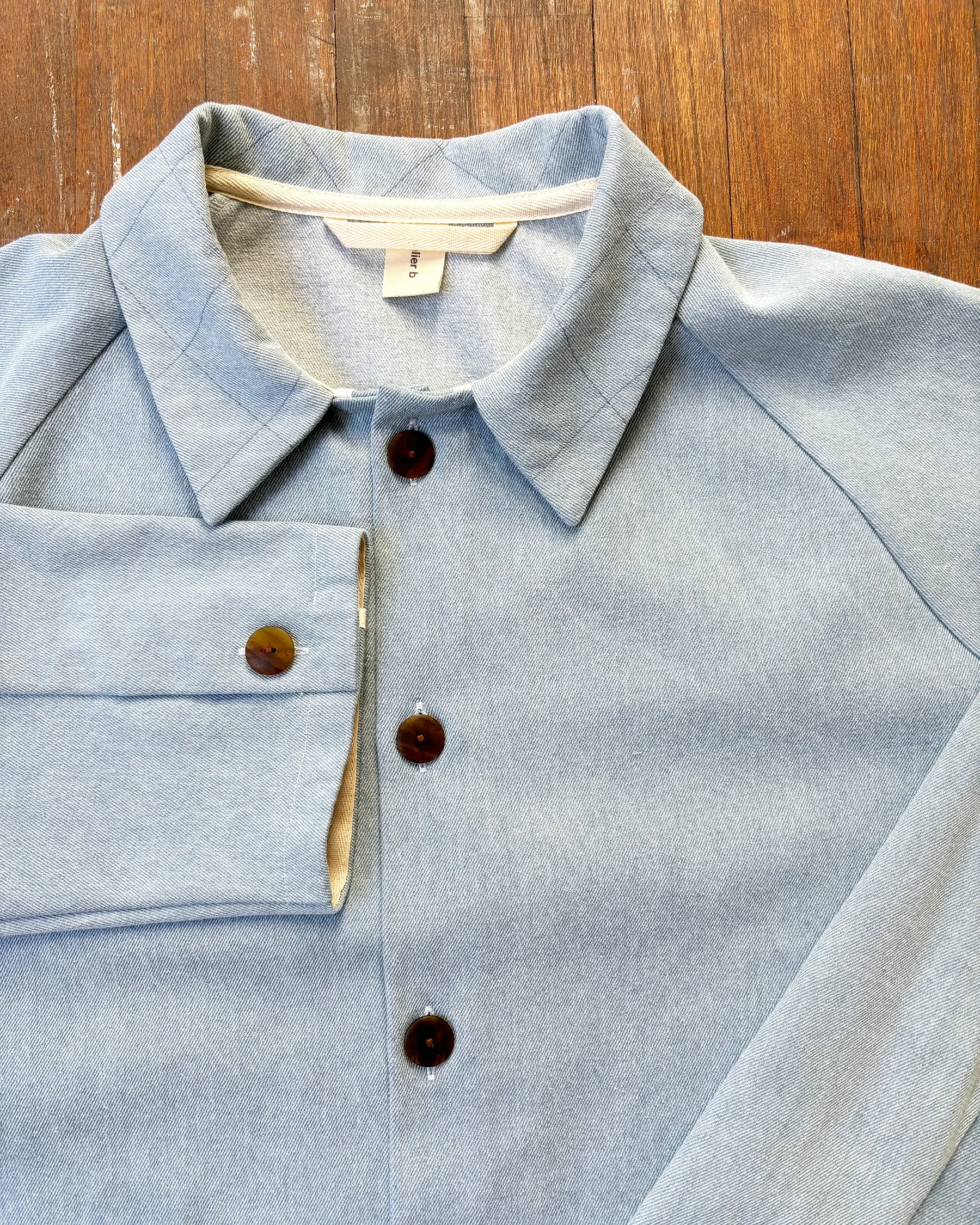 Unisex vest No2594u, denim sold by atelier b product image thumbnail 5