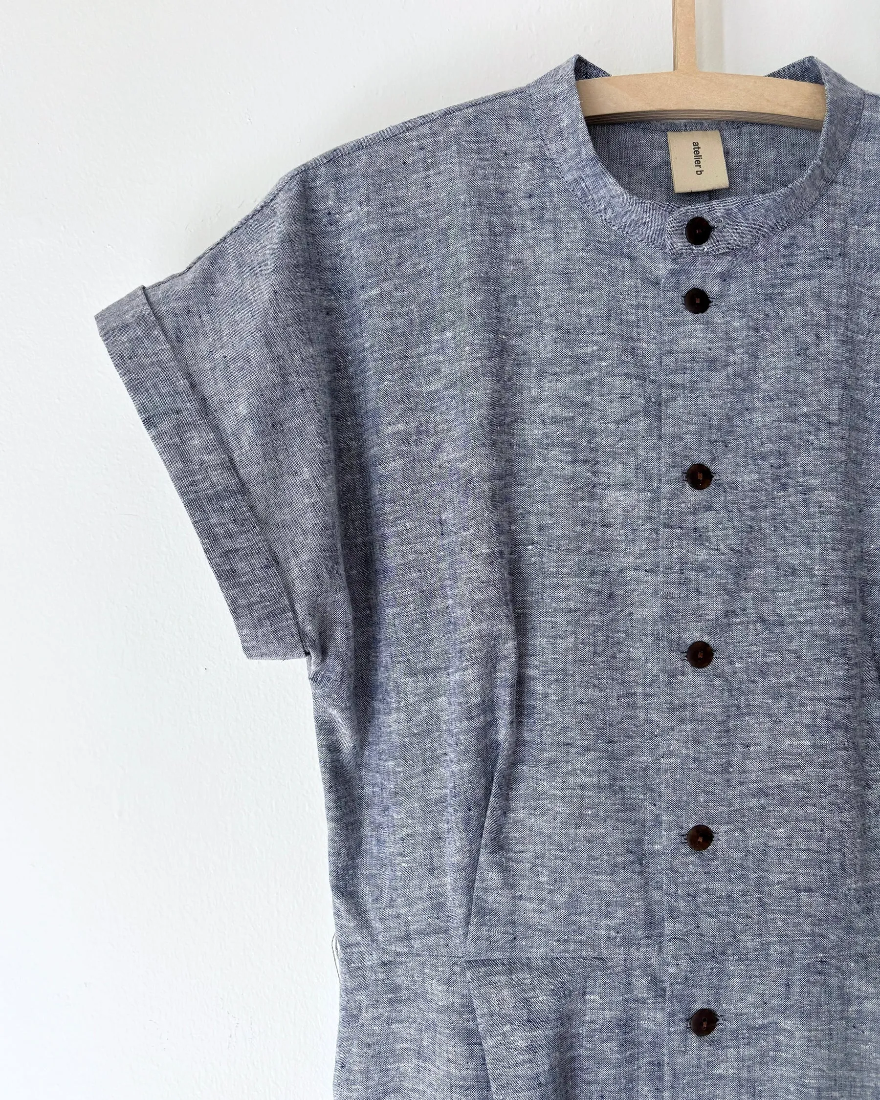 Shirt dress No2522w, chambray sold by atelier b product image thumbnail 3