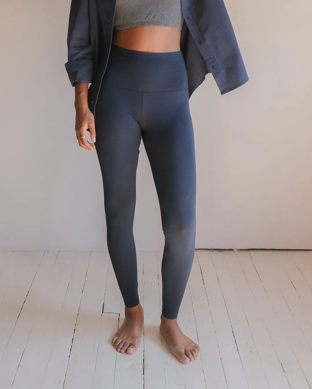 Unisex organic cotton leggings No6062u sold by atelier b