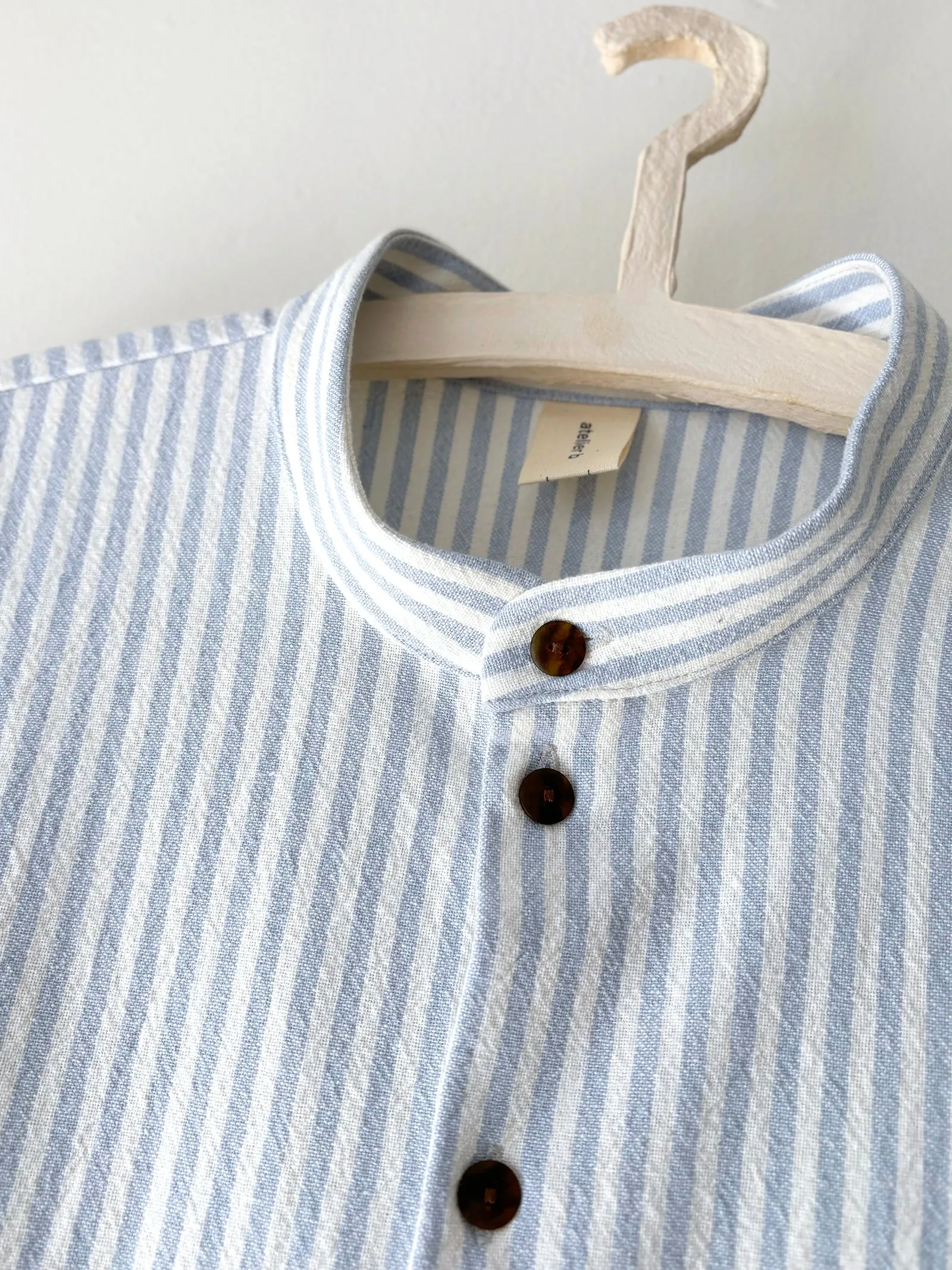 Shirt dress No2622w, striped cotton sold by atelier b product image thumbnail 2