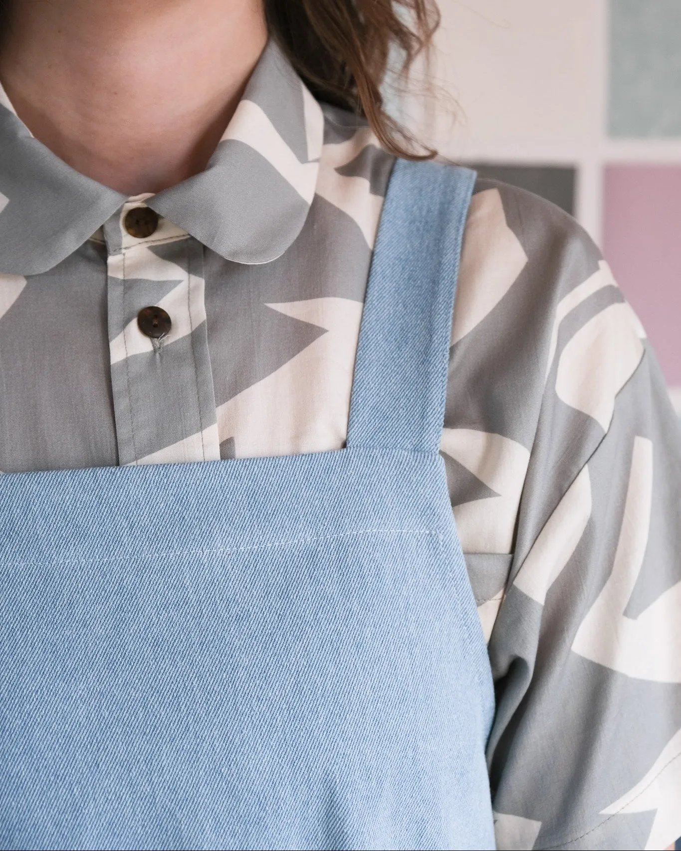 Shirt No2643w, off-cuts print sold by atelier b product image thumbnail 2