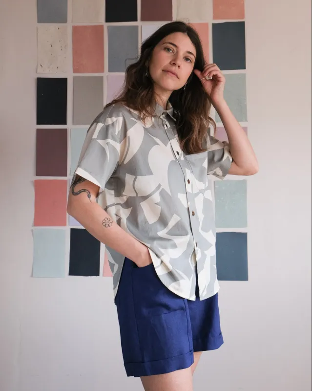 Shirt No2643w, off-cuts print made by atelier b