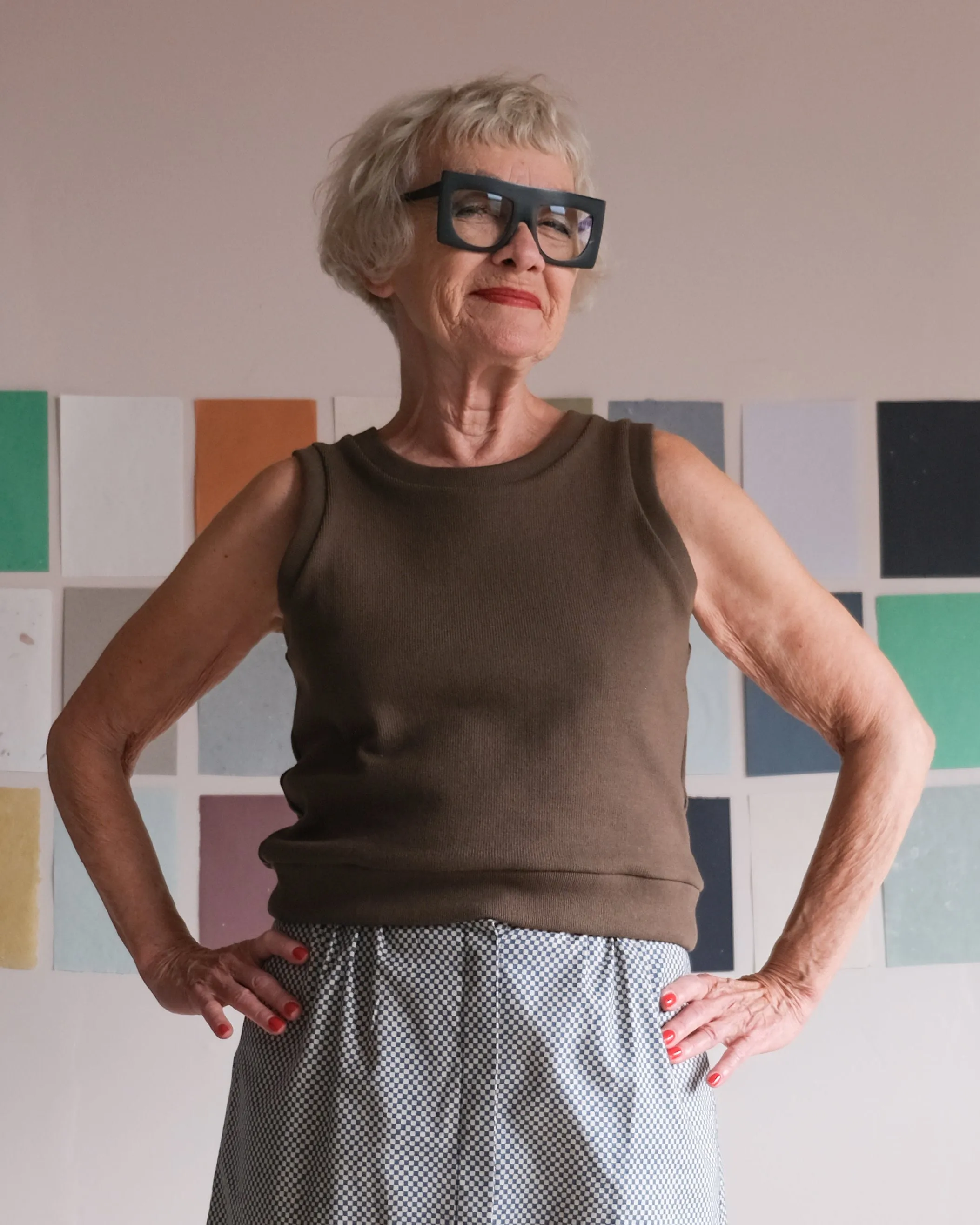 Shirt No2643w, off-cuts print sold by atelier b