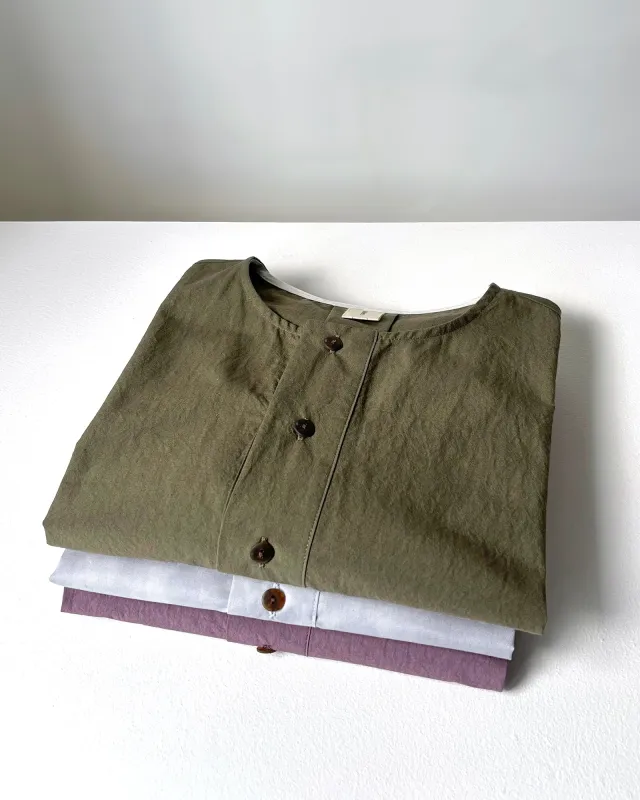 Top No2604w, sun-dried cotton made by atelier b