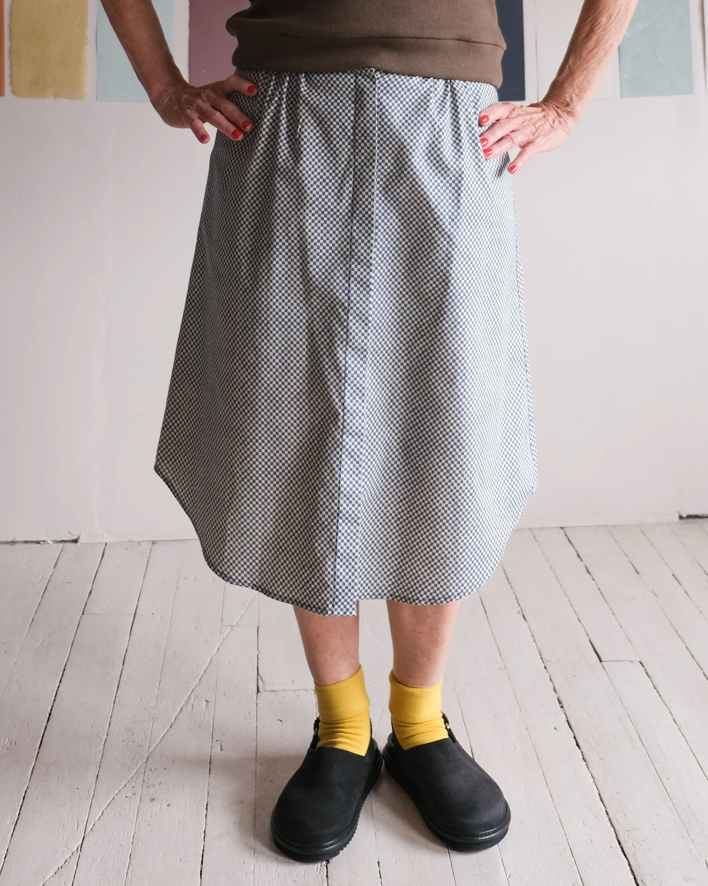 Skirt No2602w, cherkerboard sold by atelier b
