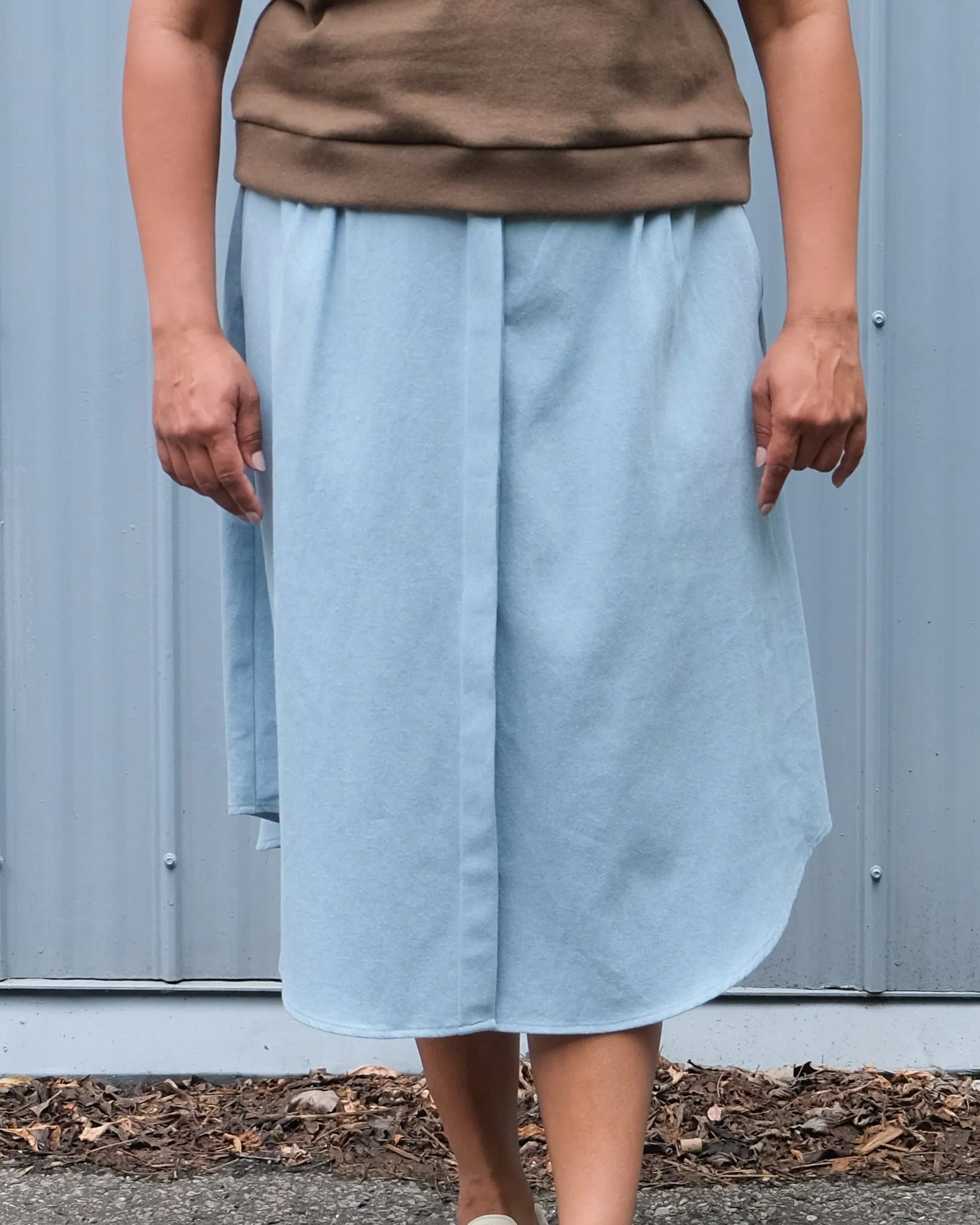 Skirt No2602w, denim sold by atelier b
