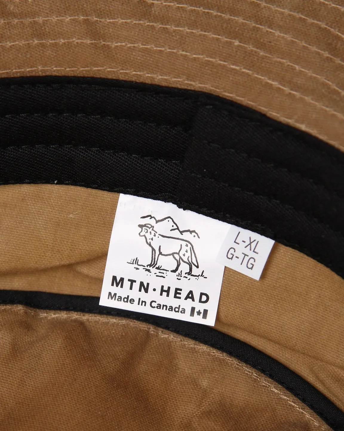 Sun hat by Mutton Head, waxed cotton sold by atelier b product image thumbnail 4