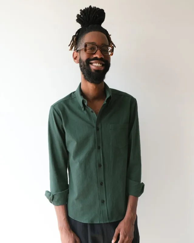Cotton shirt No2588m, mismatched made by atelier b