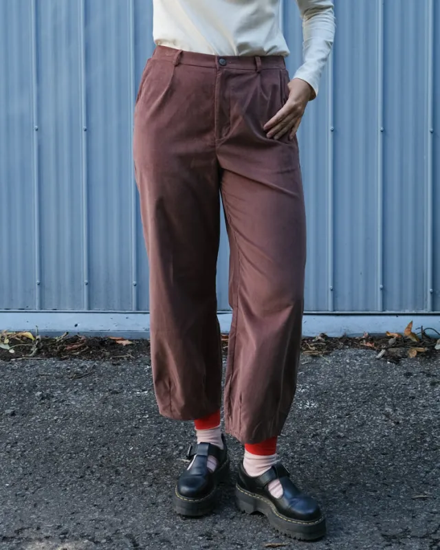 Balloon trousers No2692w, cotton made by atelier b