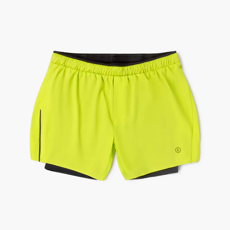 DLYShort 5" Long Brief - Lime Green sold by ciele athletics