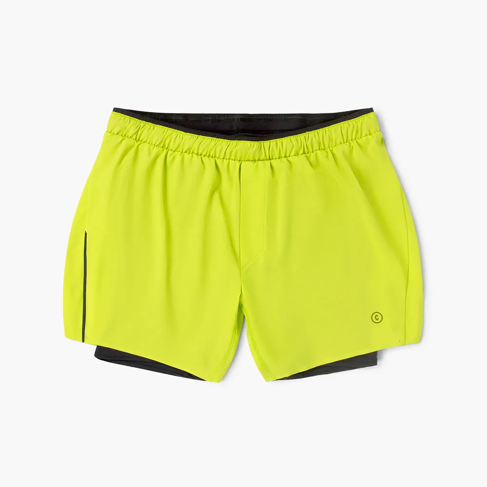 DLYShort 5" Long Brief - Lime Green sold by ciele athletics
