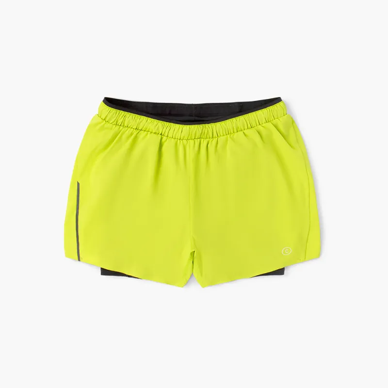 DLYShort 4" Long Brief - Lime Green sold by ciele athletics