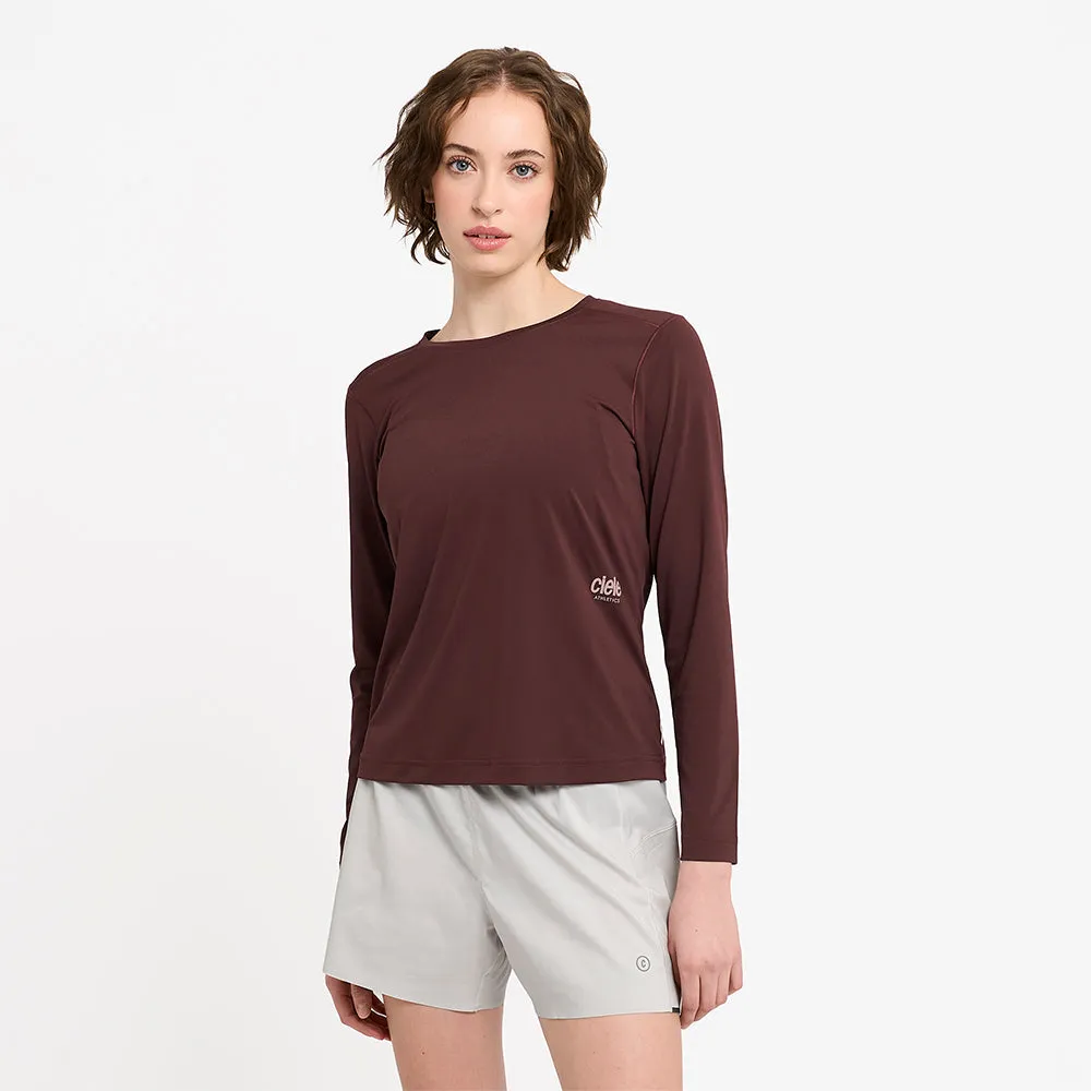 DLYLongsleeve - Dark Wine Red sold by ciele athletics product image thumbnail 2