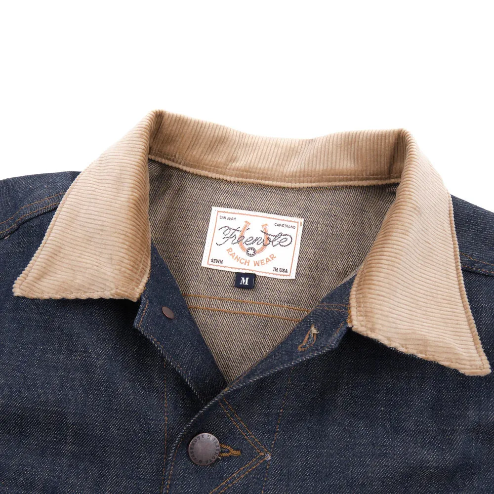 Freenote - High Low - 13oz Natural Indigo Jacket sold by Dutil Denim product image thumbnail 3