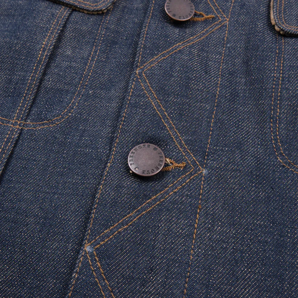 Freenote - High Low - 13oz Natural Indigo Jacket sold by Dutil Denim product image thumbnail 5