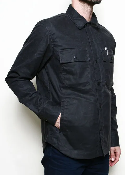 Rogue Territory - Patrol Shirt - Grey Waxed Canvas sold by Dutil Denim product image thumbnail 4