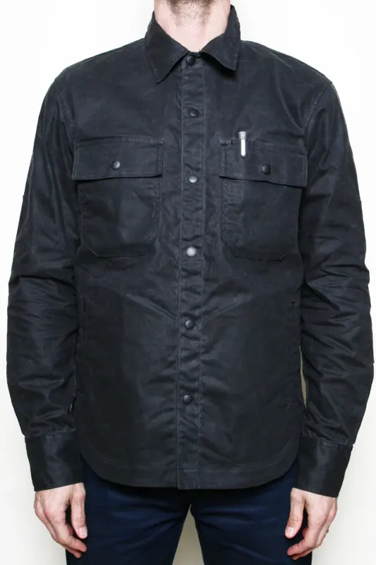 Rogue Territory - Patrol Shirt - Grey Waxed Canvas sold by Dutil Denim