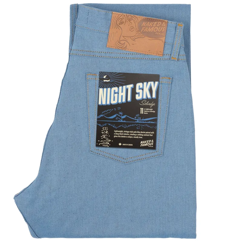 Naked & Famous - True Guy - Night Sky Selvedge sold by Dutil Denim