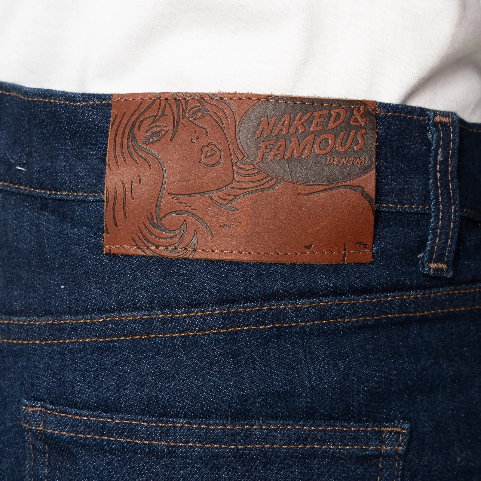 Naked & Famous - Super Guy - Blue Comfort Stretch Selvedge sold by Dutil Denim product image thumbnail 5