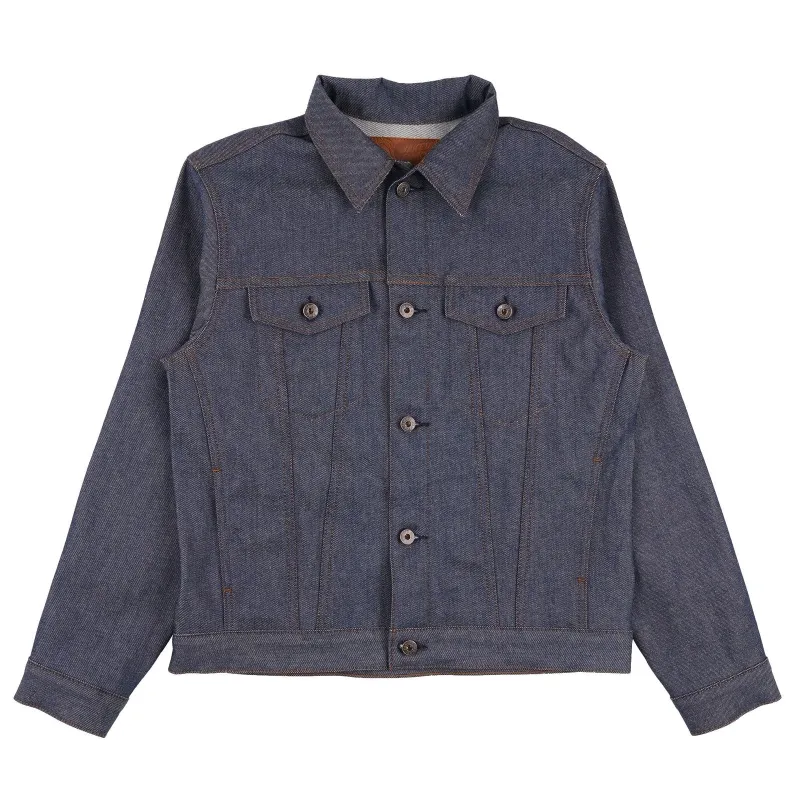 Naked & Famous - Denim Jacket - Natural Indigo Selvedge sold by Dutil Denim