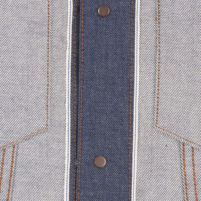 Naked & Famous - Denim Jacket - Natural Indigo Selvedge sold by Dutil Denim product image thumbnail 3