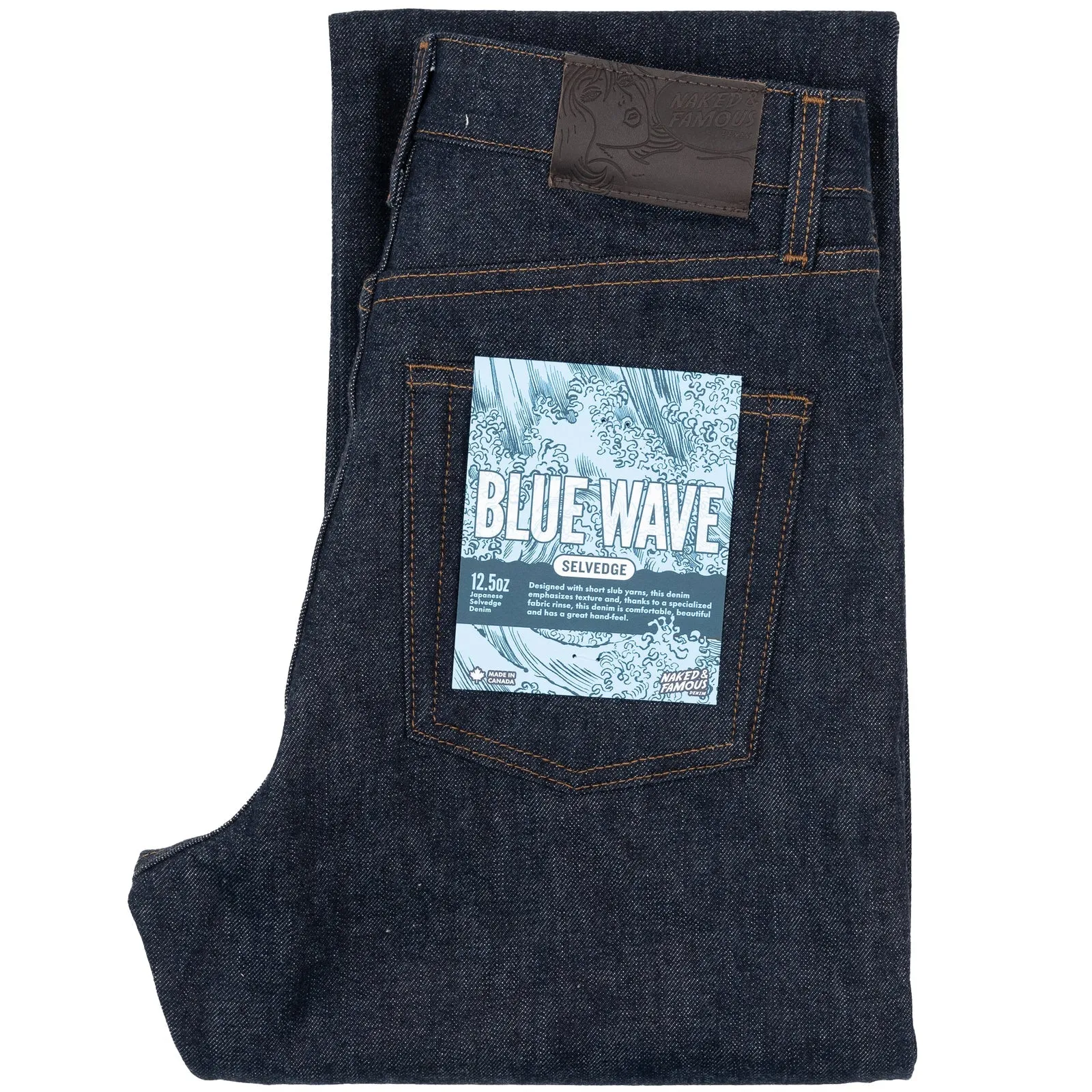 Naked & Famous - Classic - Blue Wave Selvedge sold by Dutil Denim