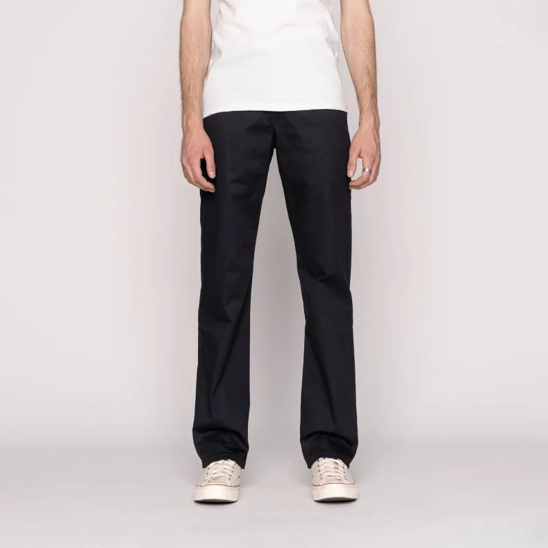 Naked & Famous - Straight Chino - Navy Stretch Twill sold by Dutil Denim
