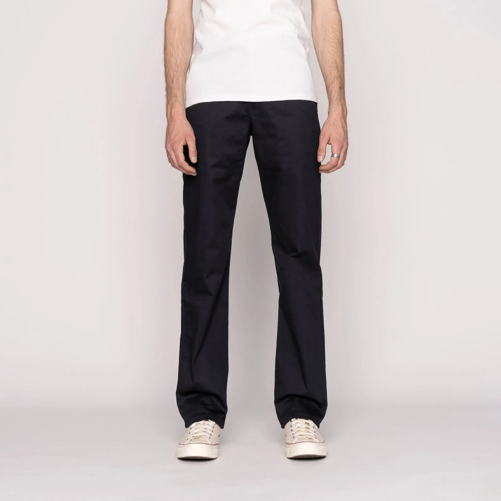 Naked & Famous - Straight Chino - Navy Stretch Twill sold by Dutil Denim