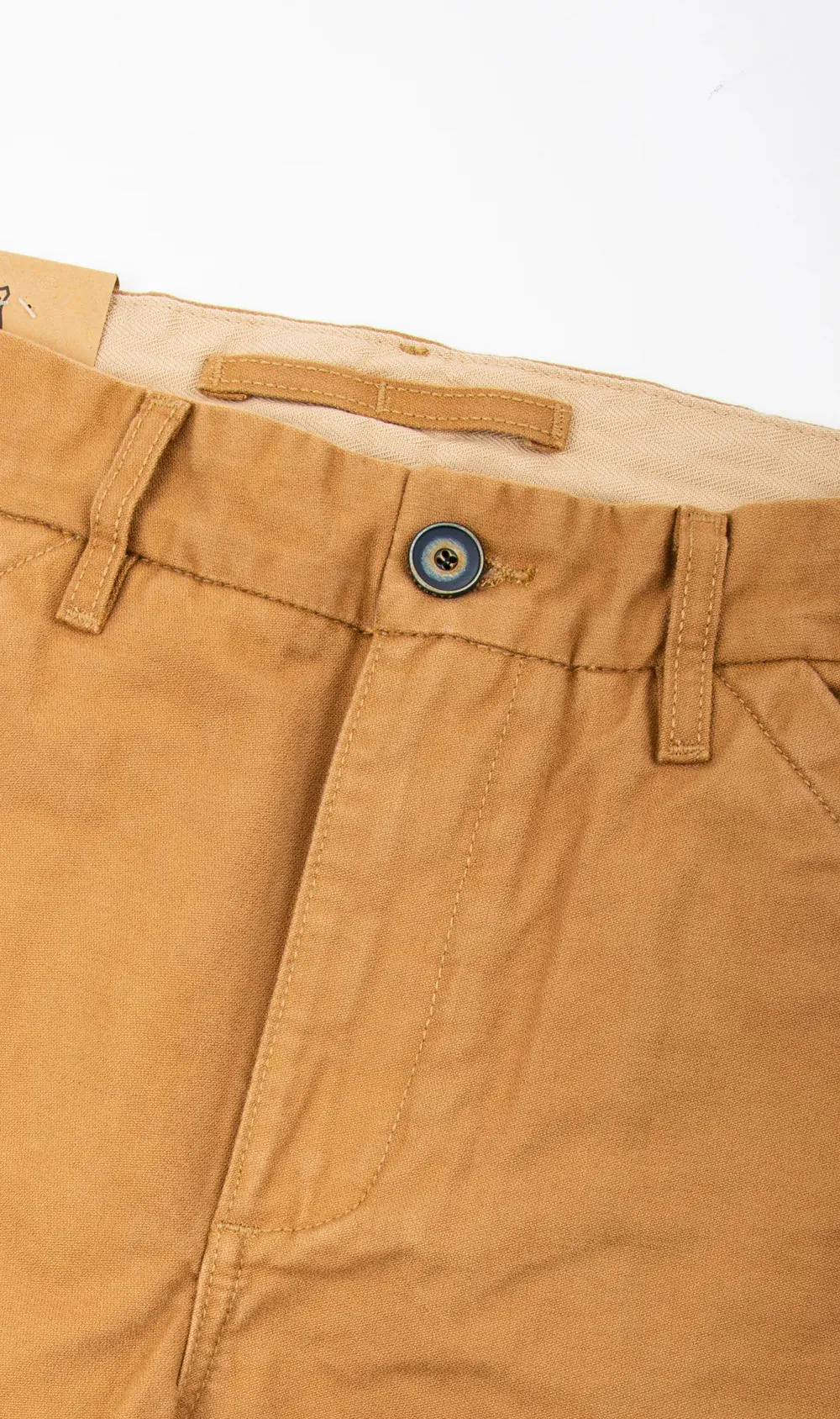 Freenote - Workers Chino Slim Straight - 10oz Khaki sold by Dutil Denim product image thumbnail 5