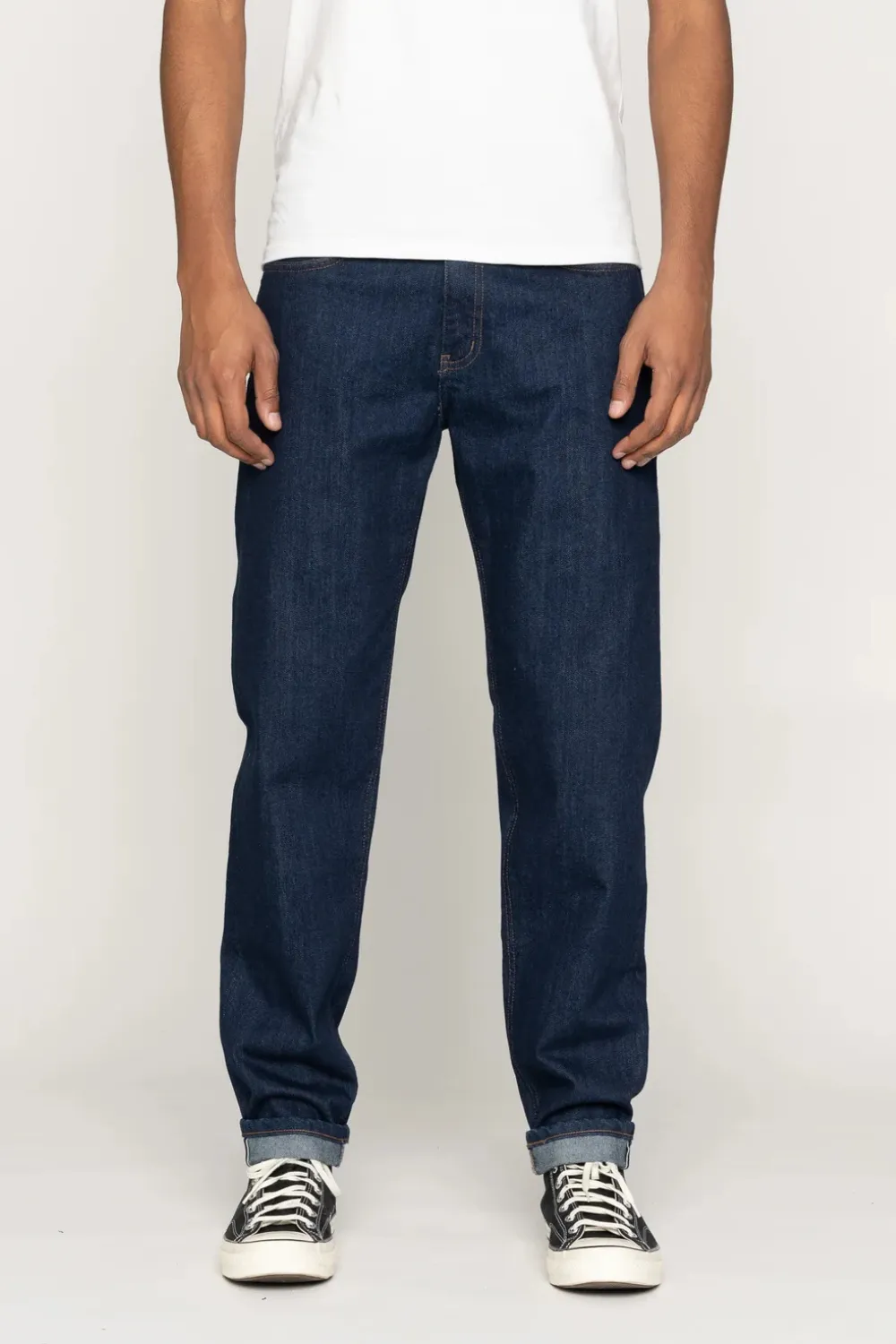 Naked & Famous - Easy Guy - Blue Comfort Stretch Selvedge sold by Dutil Denim