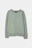 C.O.F. Studio - Loop Wheel Sweatshirt - Moss sold by Dutil Denim