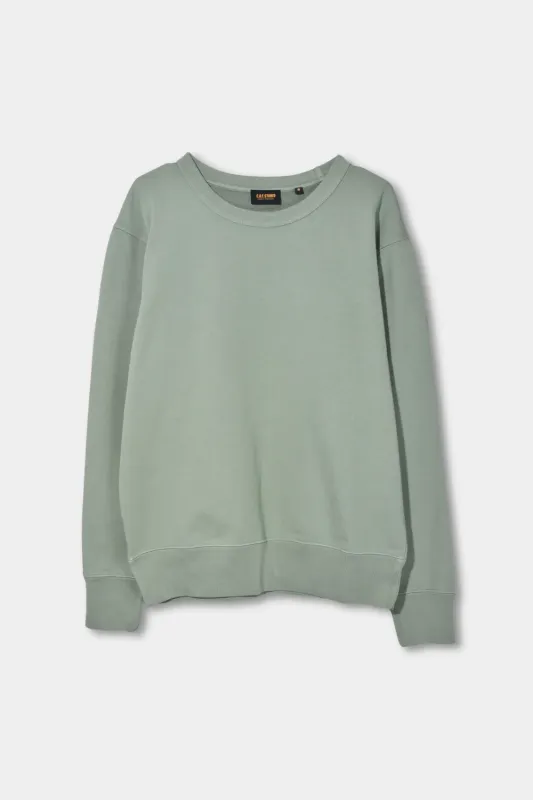 C.O.F. Studio - Loop Wheel Sweatshirt - Moss sold by Dutil Denim