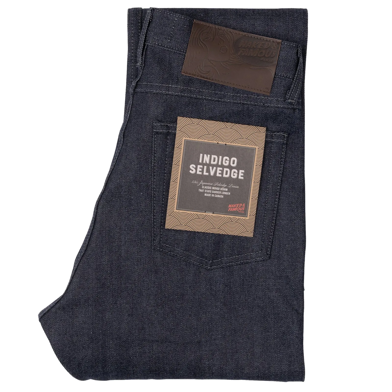 Naked & Famous - True Guy - Indigo Selvedge sold by Dutil Denim