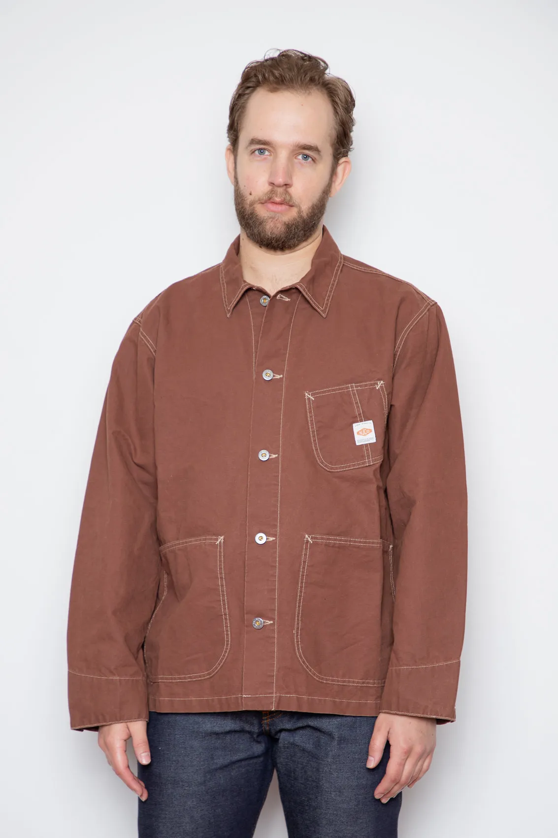 Nudie Jeans - Howie Waxed Chore Jacket - Brown sold by Dutil Denim