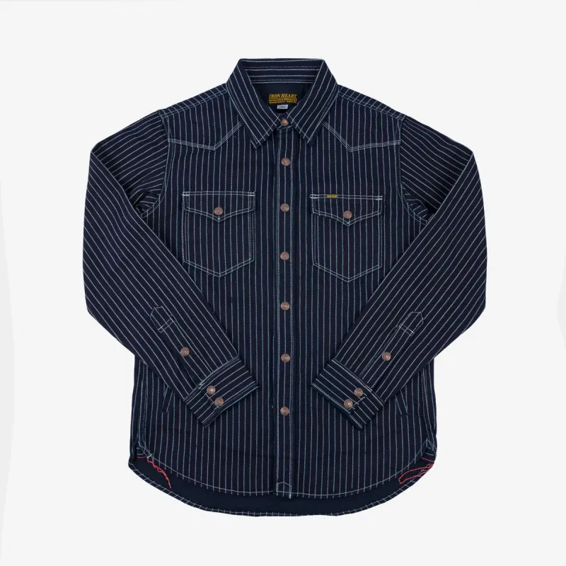 Iron Heart - 12oz Wabash CPO Shirt - Indigo sold by Dutil Denim