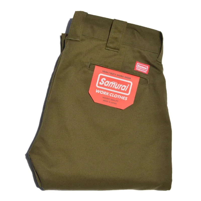 Samurai - TC Work Pants Olive - SWC500WP sold by Dutil Denim
