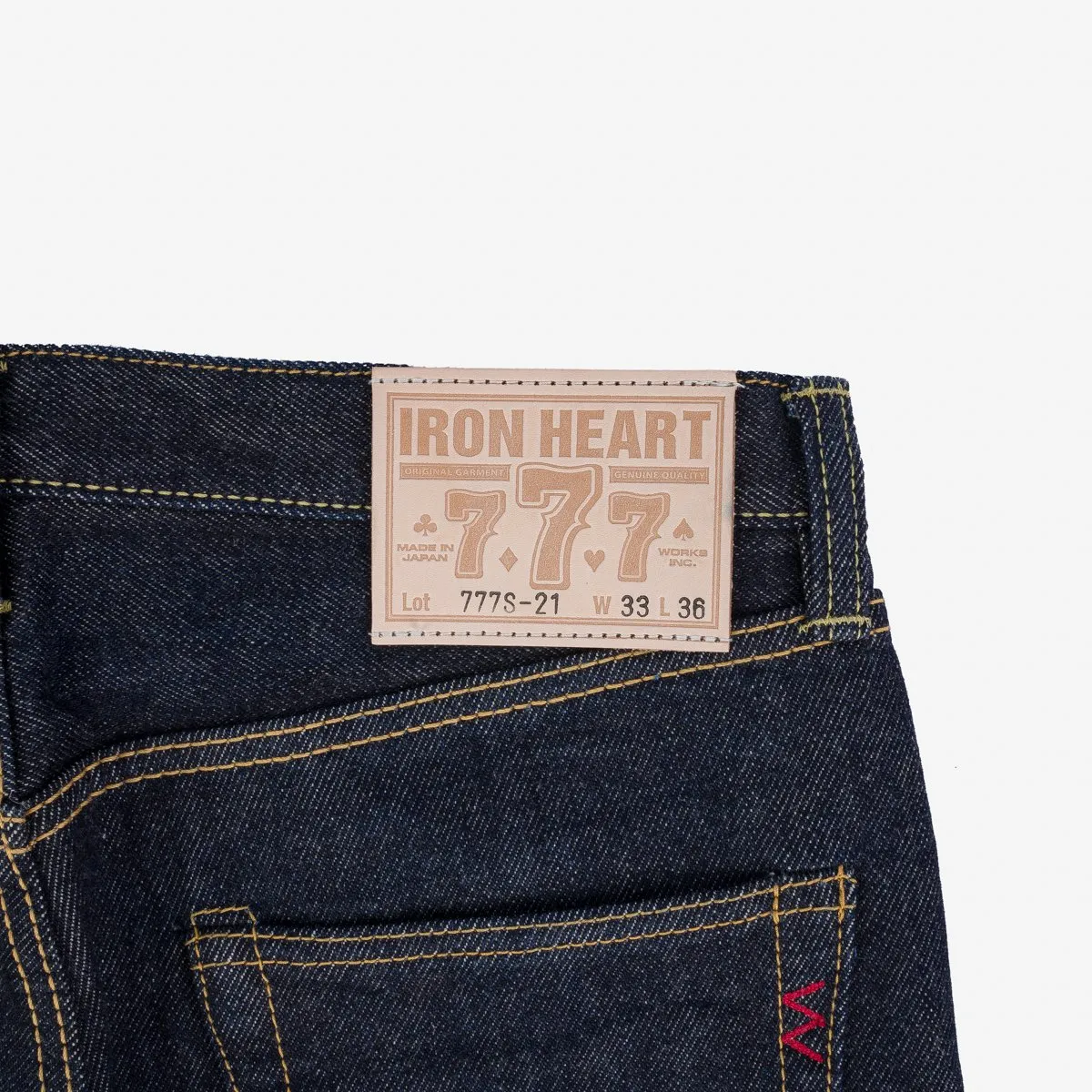 Iron Heart - 777 - 21oz Indigo sold by Dutil Denim product image thumbnail 5