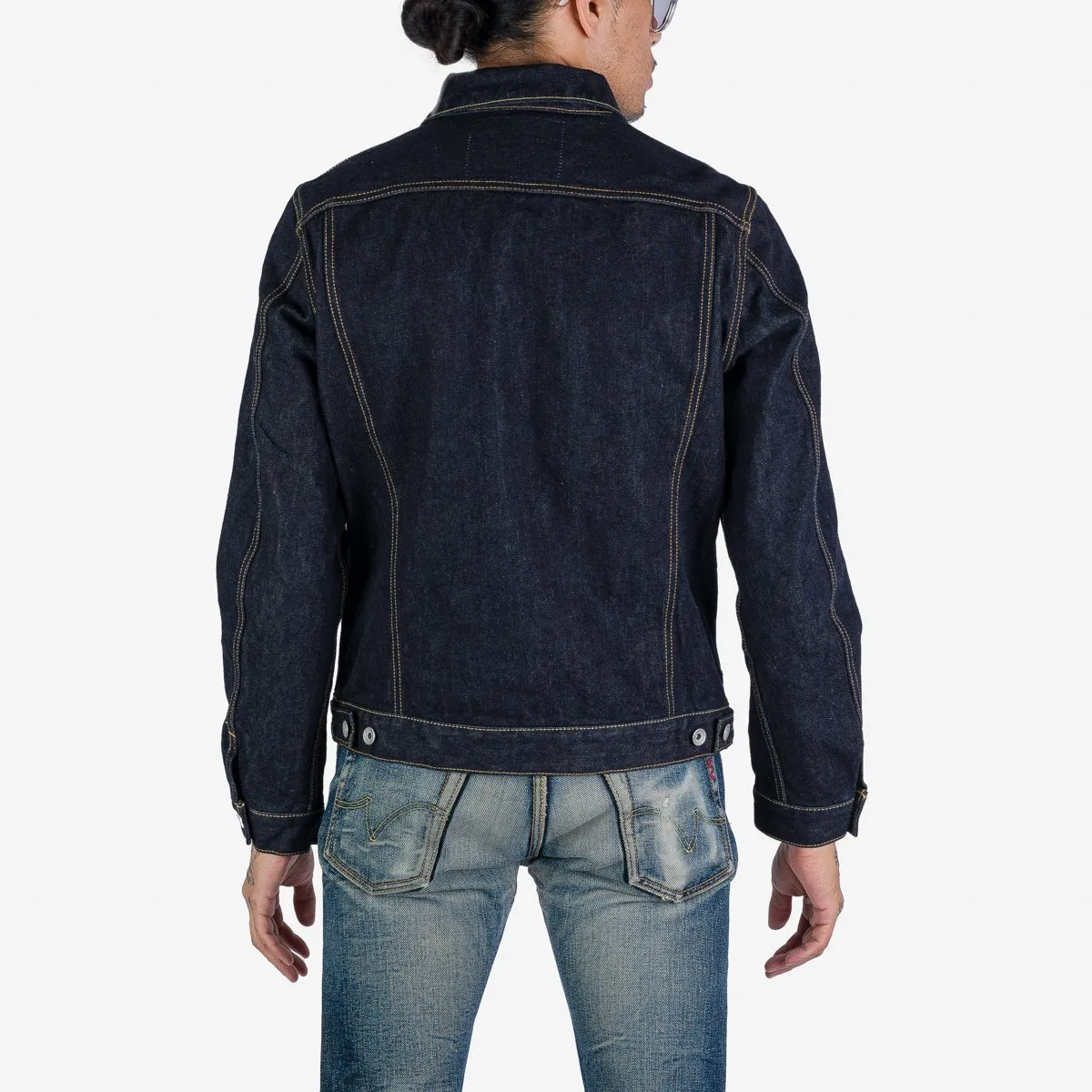 Iron Heart - Modified Type III Jacket - 14oz Indigo sold by Dutil Denim product image thumbnail 4