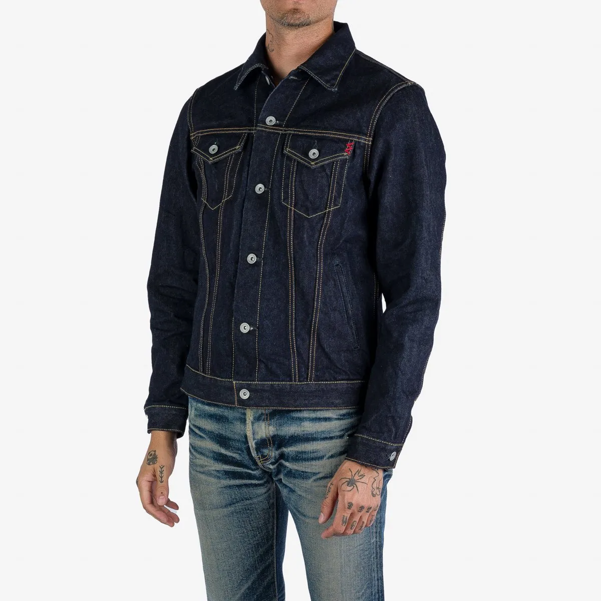 Iron Heart - Modified Type III Jacket - 14oz Indigo sold by Dutil Denim product image thumbnail 2