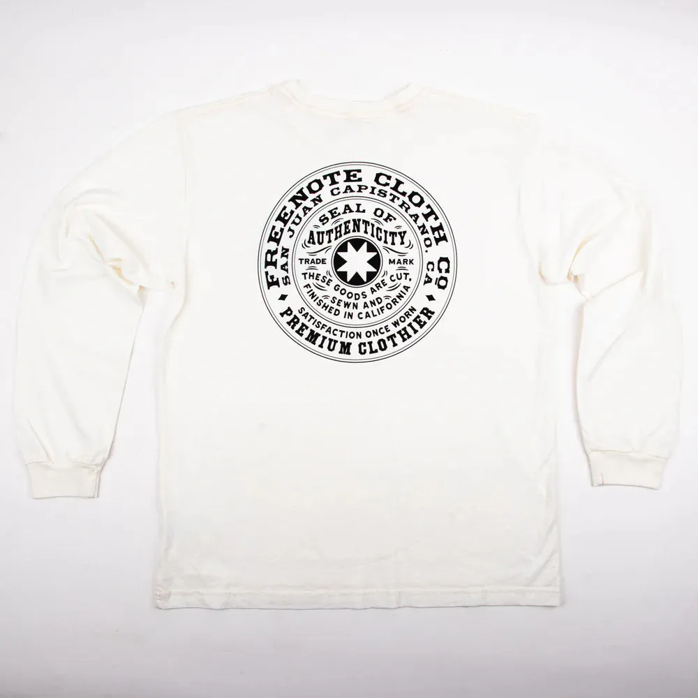 Freenote - 9oz Long Sleeve Tee - Seal Logo sold by Dutil Denim product image thumbnail 3