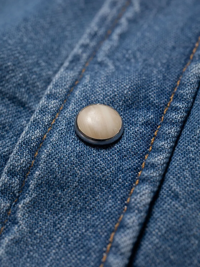 Nudie Jeans - George Denim Shirt - Another Kind Of Blue sold by Dutil Denim product image thumbnail 3