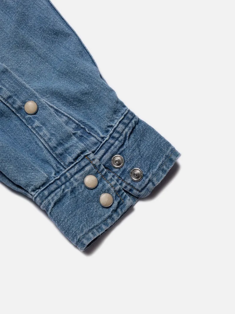 Nudie Jeans - George Denim Shirt - Another Kind Of Blue sold by Dutil Denim product image thumbnail 4