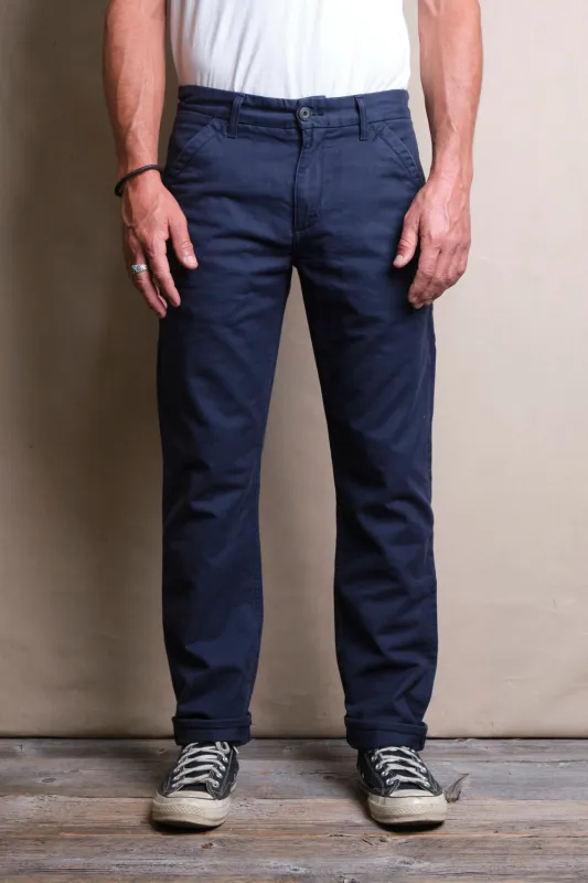Freenote - Workers Chino Slim Straight - Navy sold by Dutil Denim