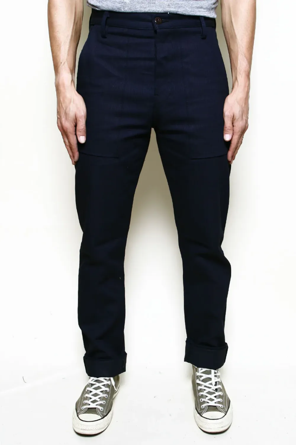 Rogue Territory - Fatigue Pants - Indigo Whip Cord sold by Dutil Denim